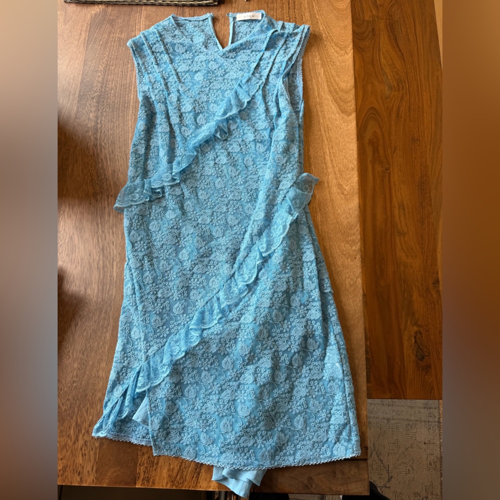 Women's Lace Wrap Nightgown - Teal
